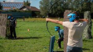 archery tag blauw duel 2